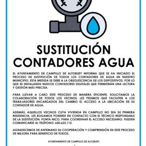 Sustitución de contadores de agua